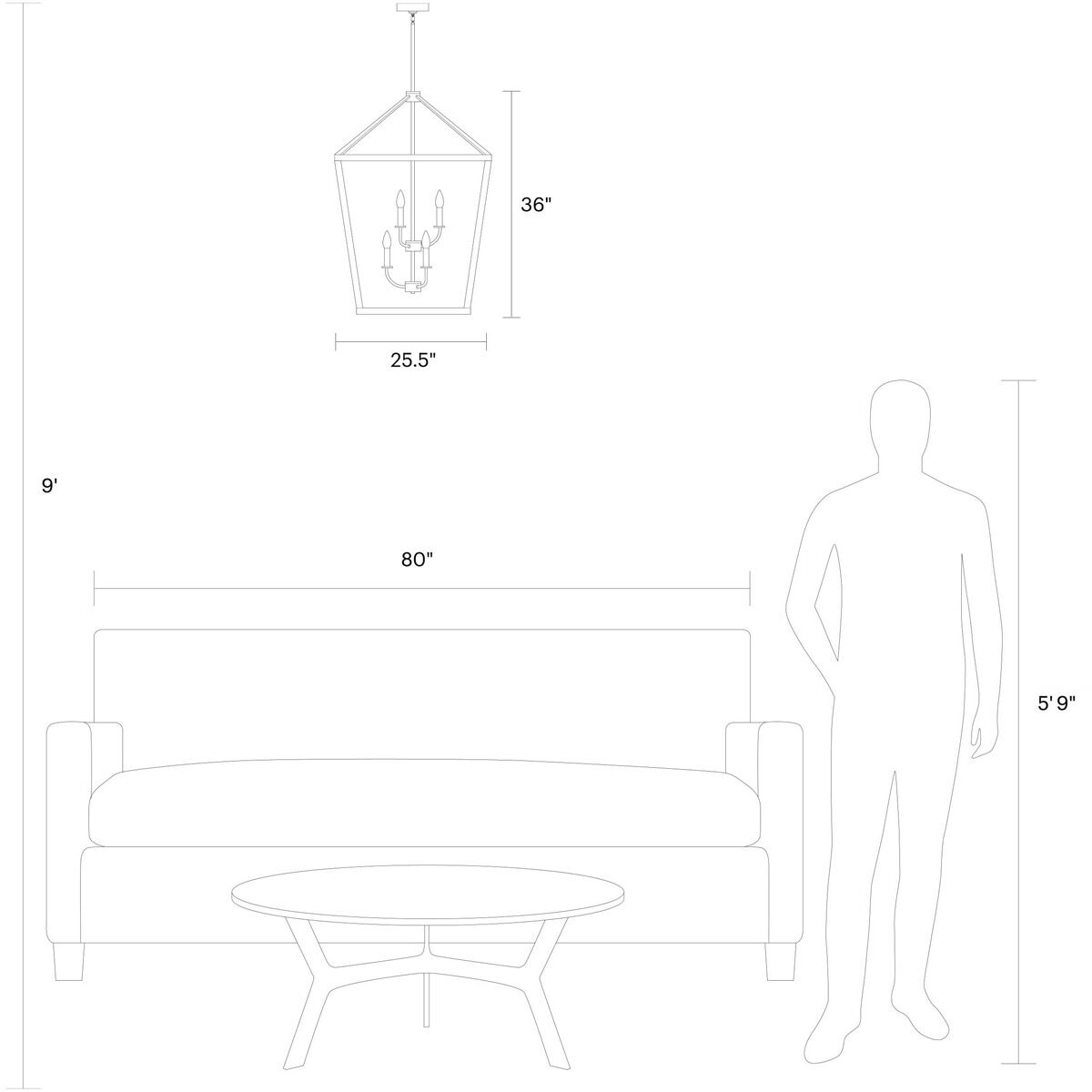 Sean Lavin Gannet 6 Light 25.5 inch Weathered Oak Wood / Antique Forged Iron Chandelier Ceiling Light