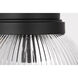 Drew & Jonathan Preston 1 Light 10 inch Midnight Black Flush Mount Ceiling Light