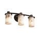 LumenAria LED 20 inch Matte Black Bath Bar Wall Light in 2100 Lm LED, Rondo