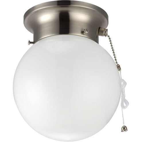 Madison 1 Light 15 inch Brushed Nickel Flush Mount Ceiling Light