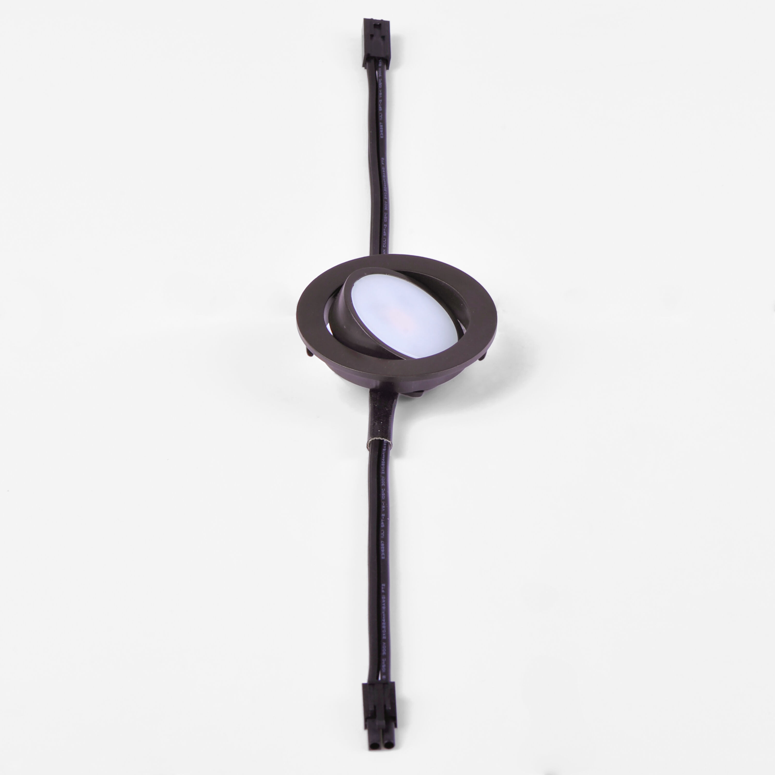 CounterMax MX-LD-AC 120 LED 2.75 inch Anodized Bronze Under Cabinet Disc