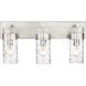 Fontaine 3 Light 24 inch Brushed Nickel Vanity Wall Light