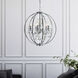 Abia LED 22 inch Chrome Up Chandelier Ceiling Light