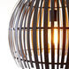Hanalei 1 Light 16 inch Midnight Black Pendant Ceiling Light