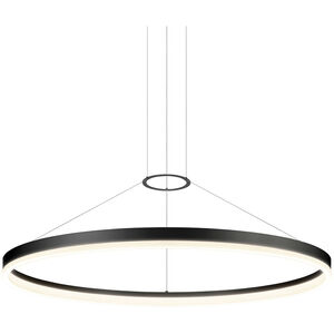 Corona LED 48 inch Satin Black Pendant Ceiling Light