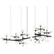 Nebula LED 95.5 inch Satin Black Chandelier Ceiling Light