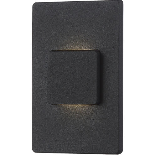 Ontario LED 5 inch Black Outdoor Wall Mount
