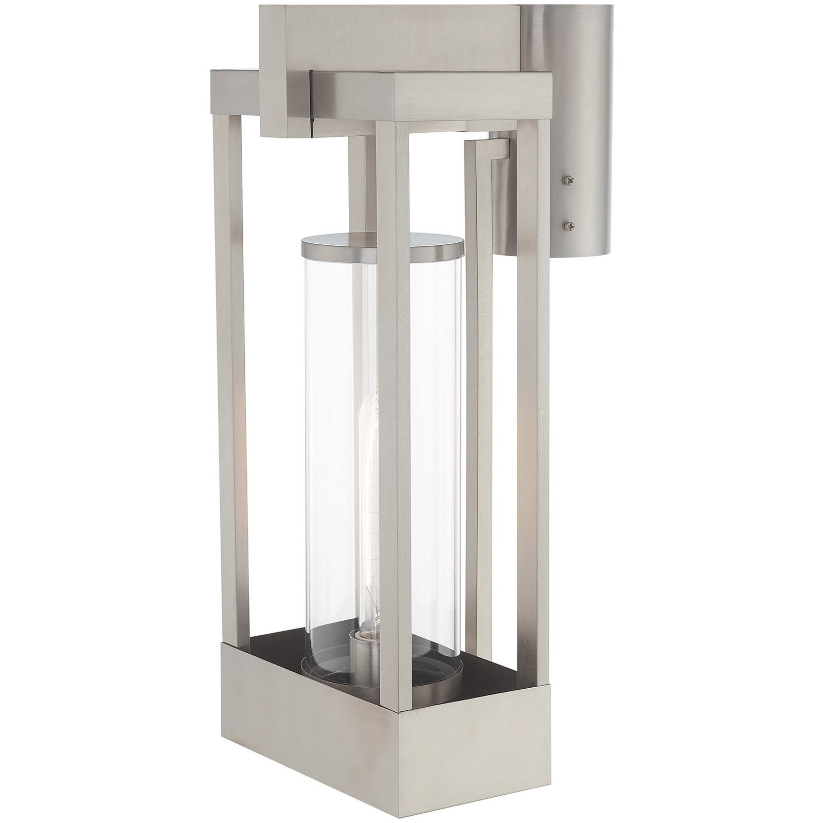 Delancey 1 Light 18.88 inch Brushed Nickel Outdoor Post Top Lantern