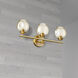 Abii 3 Light 21 inch Vintage Bronze Vanity Light Wall Light in Champagne, Vintage Brass
