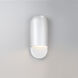 Ambiance Collection - Capsule Wall Sconce Wall Light in Replaceable Bulb, Gloss White, 4D x 14H, Form+Finish+Function