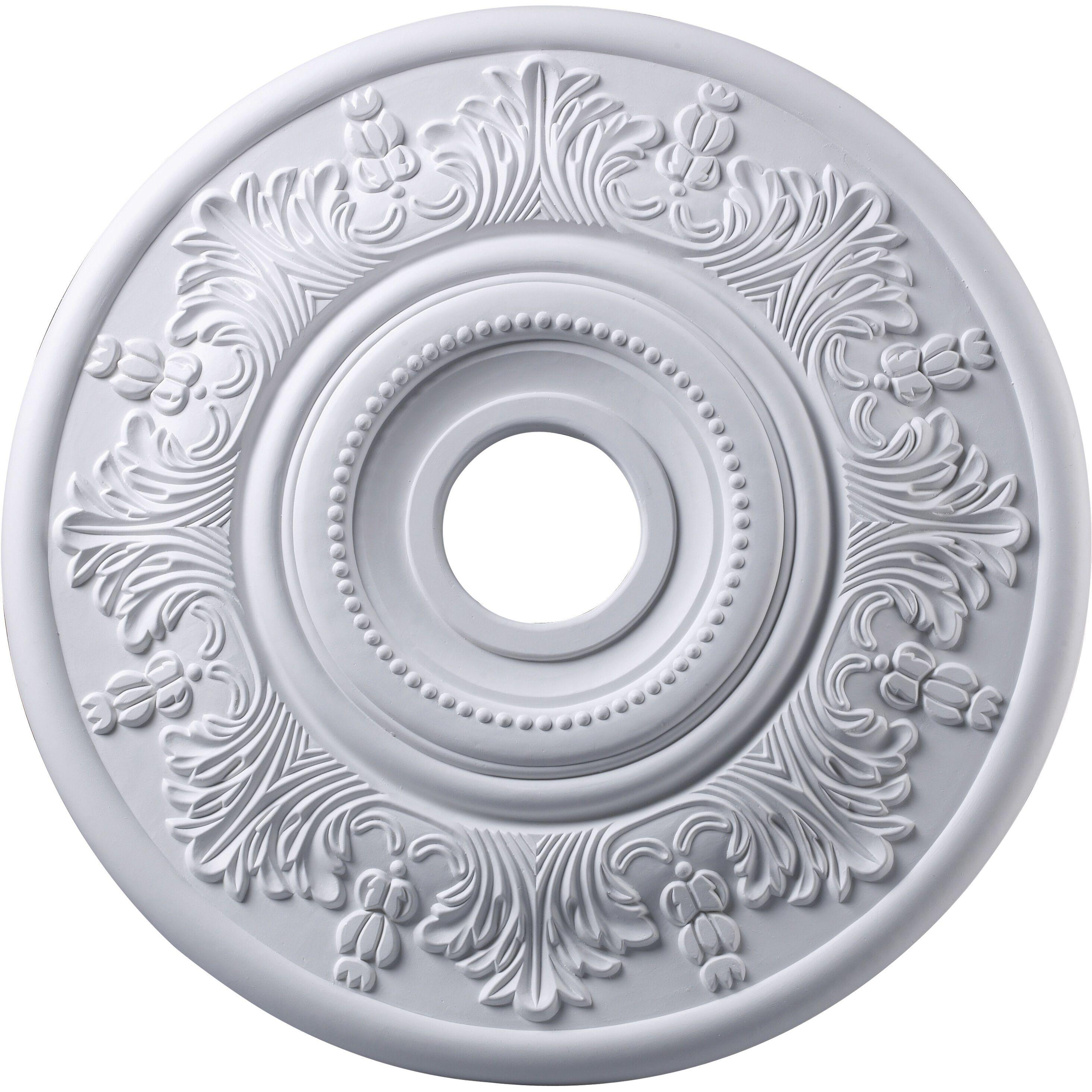 Laureldale White Medallion