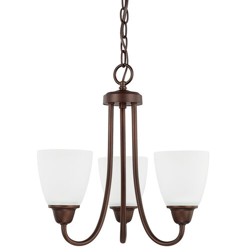 Trenton 3 Light 15 inch Bronze Chandelier Ceiling Light