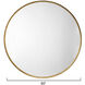 Refined 60 X 60 inch Gold Leaf Mirror, Inline, Extra Large