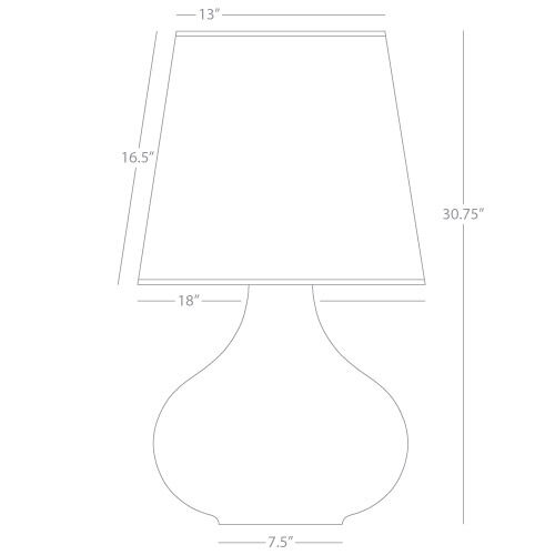 June 30.75 inch 150 watt Celadon Table Lamp Portable Light in Buff Linen