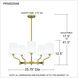 Parkington 5 Light 26 inch Aged Brass Chandelier Ceiling Light