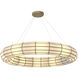 Ronco 10 Light 47.24 inch Antique Brass Chandelier Ceiling Light