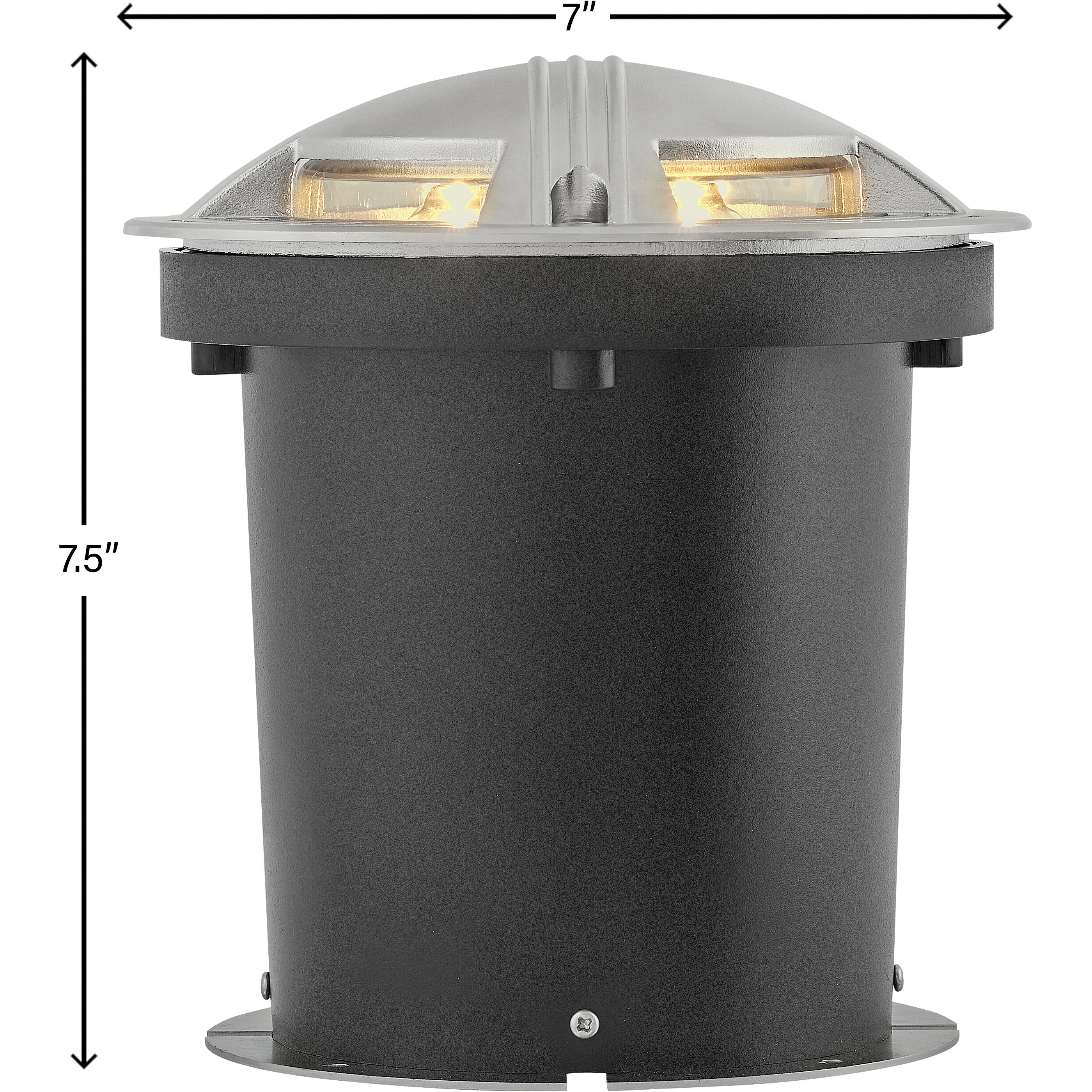 Sparta Flare 12v 9.50 watt Stainless Steel Landscape Well Light, Uni-Directional