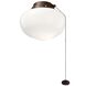 Accessory LED LED Integrated Tannery Bronze Powder Coat Fan Light Kits
