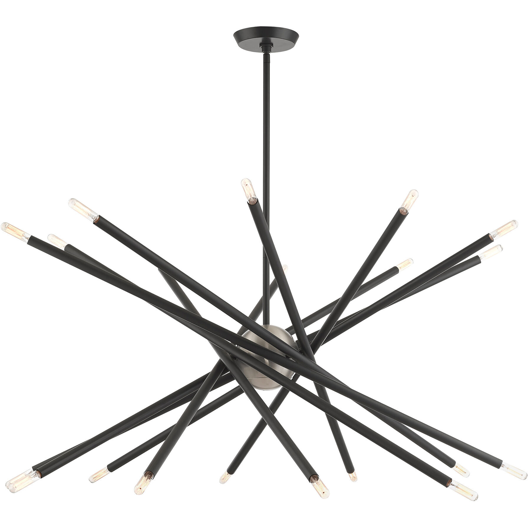 Soho 20 Light 38 inch Scandinavian Gray Chandelier Ceiling Light