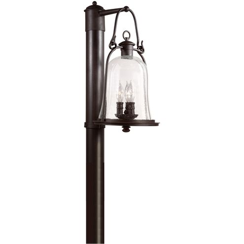 Owings Mill 3 Light 20 inch Natural Bronze Post