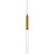 Ruelle 1 Light 5 inch Gold Pendant Ceiling Light
