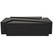 Element 68 X 36 inch Matte Black Coffee Table