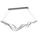 Sean Lavin Surge LED 54 inch Satin Nickel Linear Suspension Ceiling Light, Integrated LED