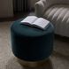 Avalon 20 inch Aegean and Champagne Swivel Ottoman
