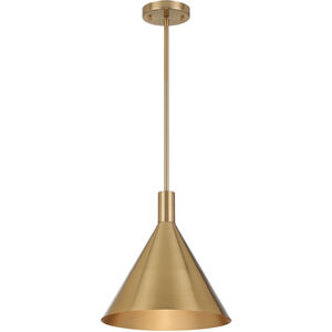 Pharos 1 Light 13 inch Noble Brass Pendant Ceiling Light