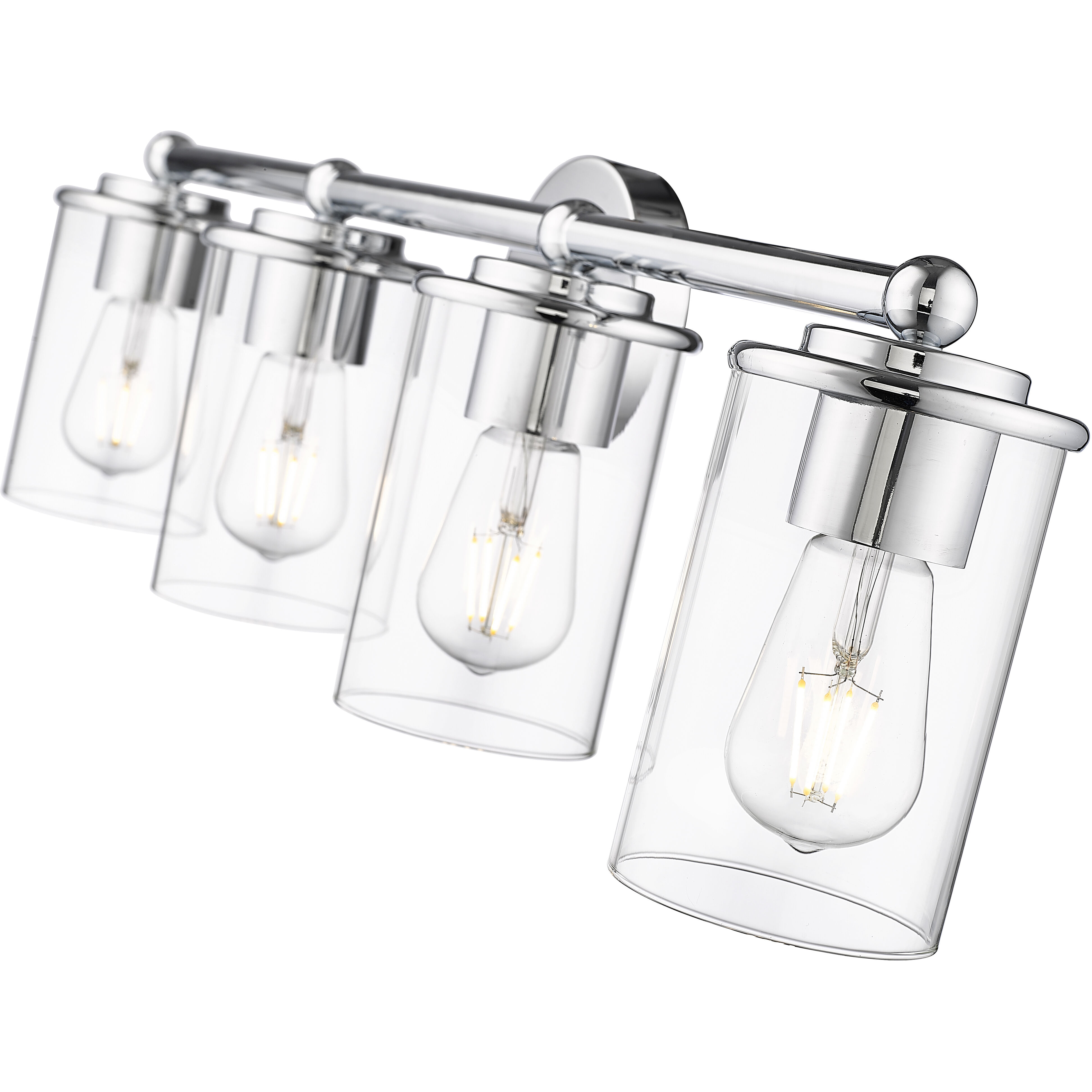 Thayer 4 Light 30.75 inch Chrome Vanity Wall Light