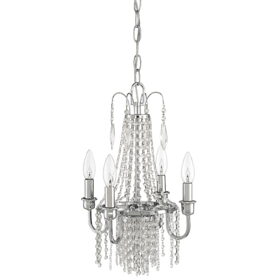 Maisie 4 Light 11.75 inch Chrome Chandelier Ceiling Light