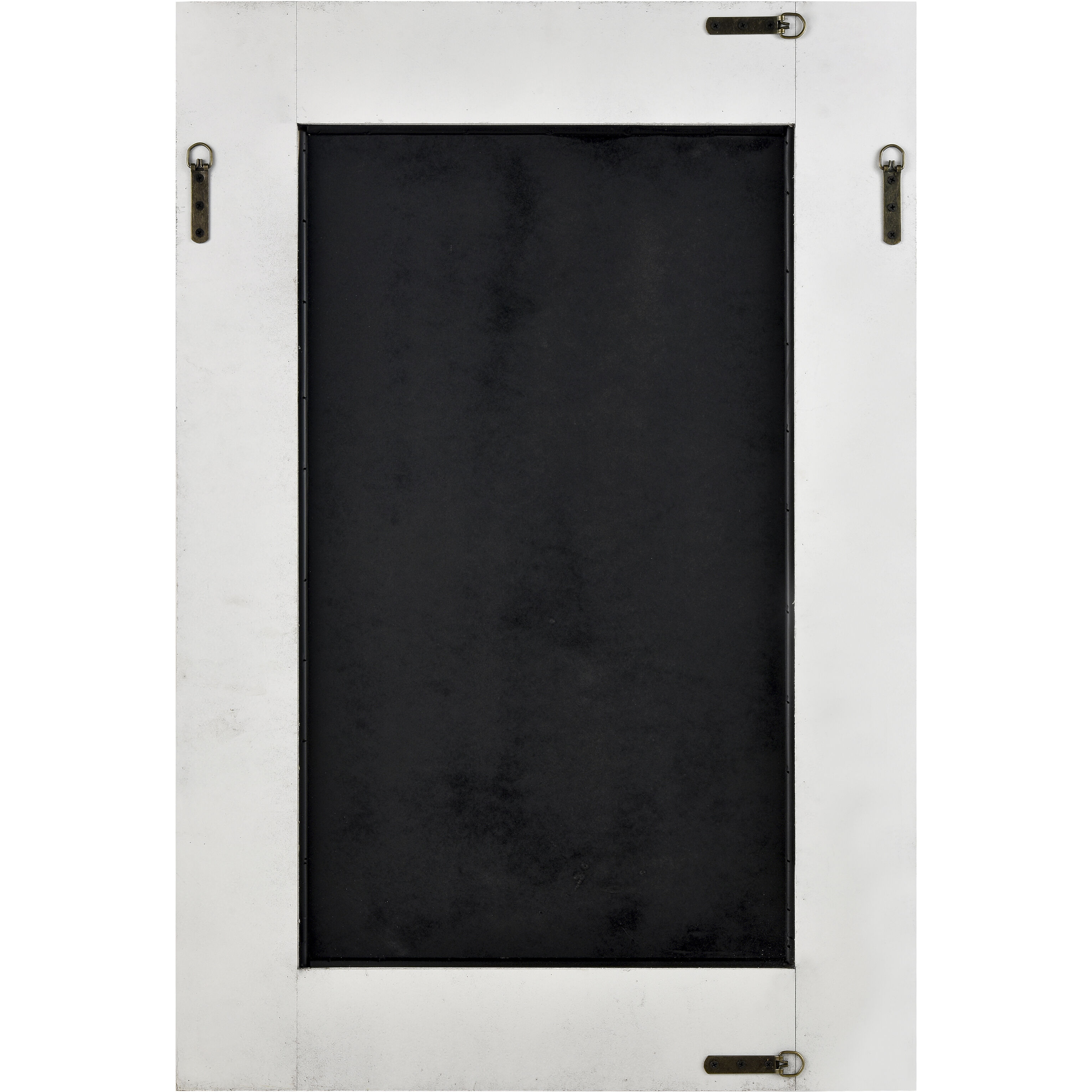 Marla 38.75 X 26.5 inch White with Mirror Wall Mirror