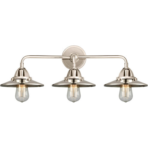 Nouveau 2 Railroad LED 26 inch Polished Nickel Bath Vanity Light Wall Light
