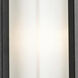 Abbey 1 Light 17 inch Black Outdoor Wall Light