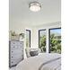 Anders LED 15 inch Polished Nickel Flush Mount Ceiling Light
