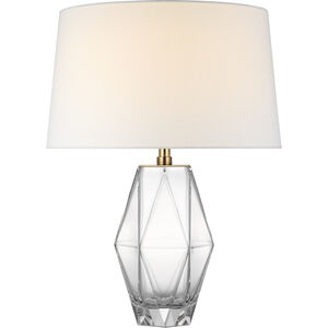 Chapman & Myers Palacios 20.75 inch 15 watt Clear Glass Table Lamp Portable Light, Medium