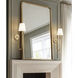 Jisele Wall Sconce Wall Light in Rubbed Brass