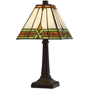 3115 Tiffany 14 inch 40.00 watt Dark Bronze Accent Lamp Portable Light