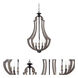 Winton 5 Light 19 inch Weathered Pine Foyer Light Ceiling Light