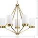 Elevate 5 Light 27 inch Brushed Bronze Chandelier Ceiling Light, Design Series