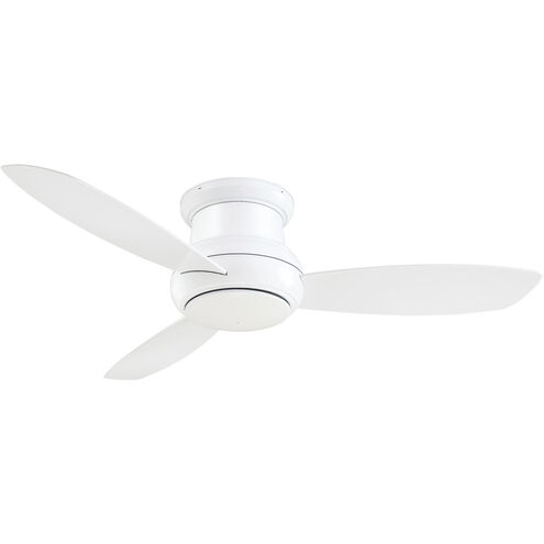 Concept II Wet 52 inch White Outdoor Ceiling Fan