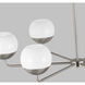 Alvin 6 Light 38.25 inch Brushed Nickel Chandelier Ceiling Light