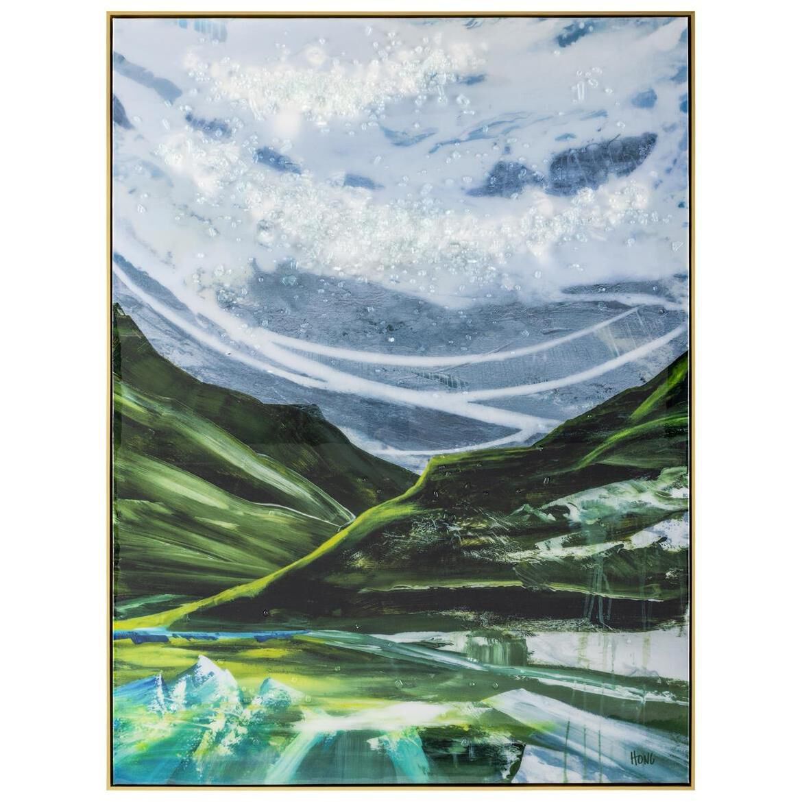 Mary Hong's The Emerald City 62.12 X 47.12 inch Giclee