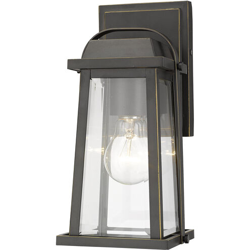 Millworks Outdoor Wall Light in Oil Rubbed Bronze