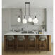 Newbury 4 Light 49.75 inch Matte Black Linear Chandelier Ceiling Light