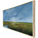 Dusk Approaching Blue and Green and Multi and Rust Canvas