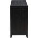 Sunset Harbor 48 X 18 inch Checkmate Black with Black Credenza