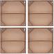 Spectra 23.5 X 2.75 inch Antiqued Silver Mirrors, Set of 4