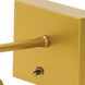 Classic Traditional 3.2 watt 14 inch Gold Picture Light Wall Light, Battery Operated