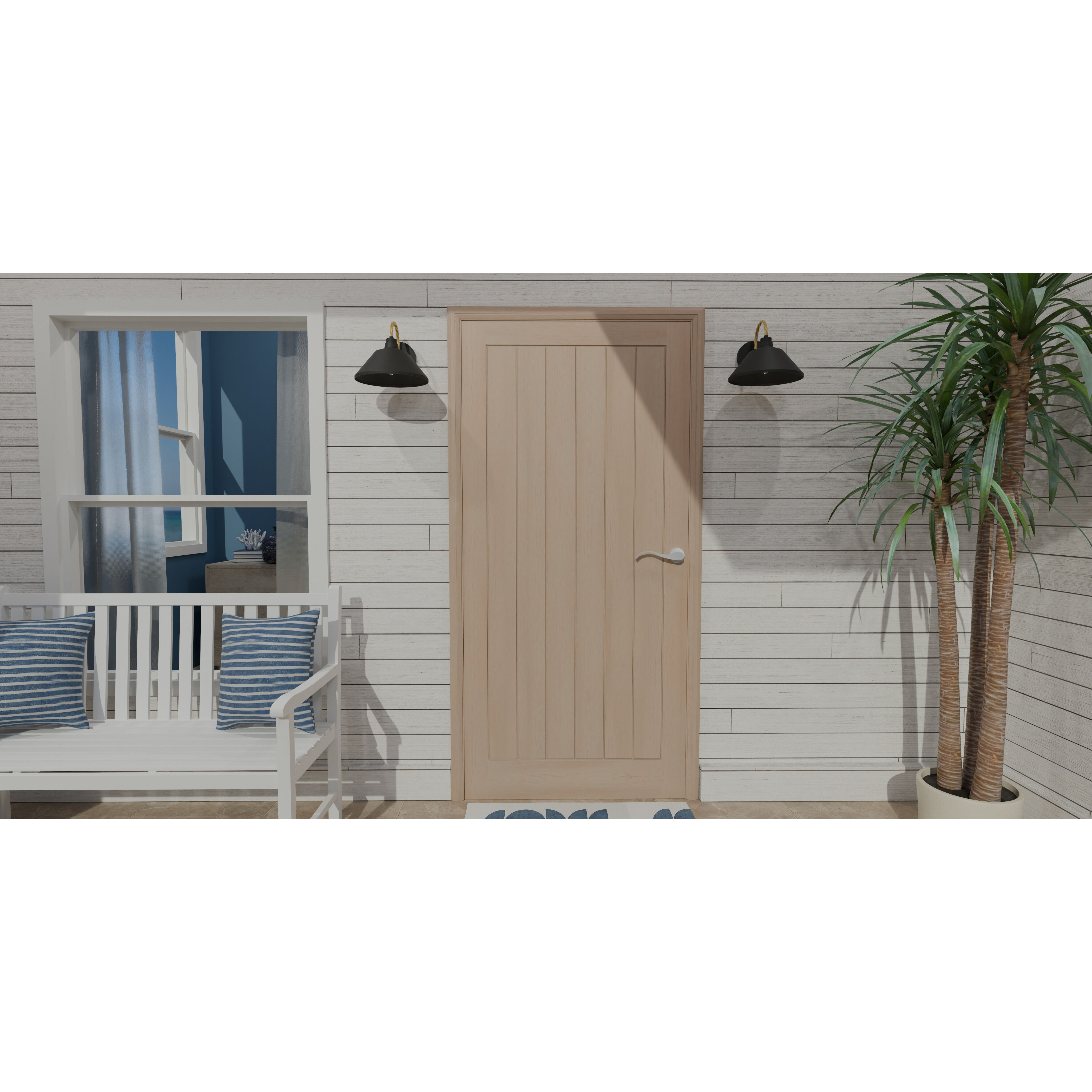 Longshore 1 Light 11 inch Matte Black Outdoor Lantern, Medium